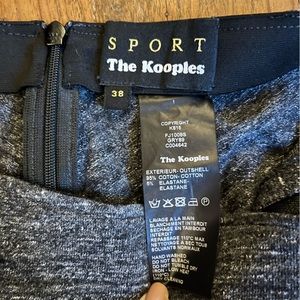 The Kooples sport mini skirt with zipper sz 38